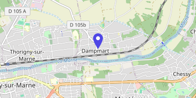 Carte OpenStreetMap — 7 rue du Château, Dampmart