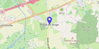 Carte OpenStreetMap — Place du Major-Watson, Putot-en-Auge