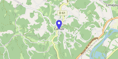 Carte OpenStreetMap — 1 place de la Forteresse, Carlux