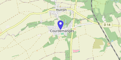Carte OpenStreetMap — Grande-Rue, Courdemanges