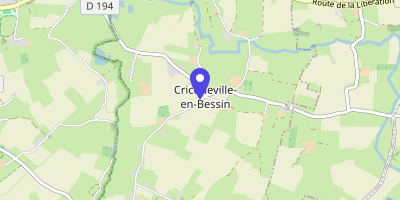 Carte OpenStreetMap — 1 le Bourg, Cricqueville-en-Bessin