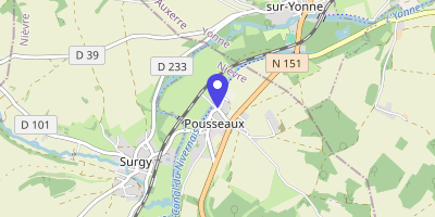 Carte OpenStreetMap — 2 rue de l'Abbé-Ernest-Dreux, Pousseaux