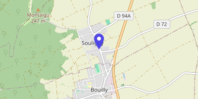 Carte OpenStreetMap — Place de la Charme, Souligny
