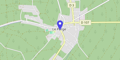 Carte OpenStreetMap — 1 place Saint-Seurin, Le Porge