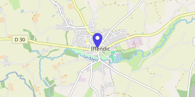 Carte OpenStreetMap — 2 place de l'Église, Iffendic