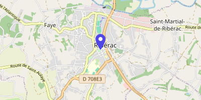 Carte OpenStreetMap — 7 rue des Mobiles-de-Coulmiers, Ribérac
