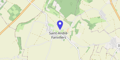 Carte OpenStreetMap — 1 rue de Calmont, Saint-André-Farivillers