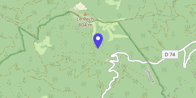 Carte OpenStreetMap — Le Village, Fourtou