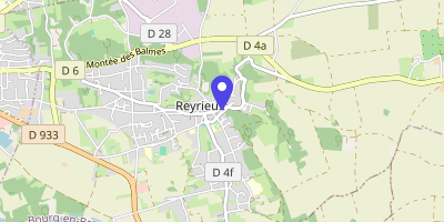 Carte OpenStreetMap — 105 Grande-Rue, Reyrieux