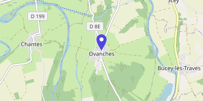 Carte OpenStreetMap — 36 rue Lacordaire, Ovanches