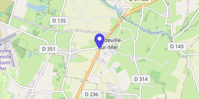 Carte OpenStreetMap — 1 place Joseph-Lefèvre, Coudeville-sur-Mer