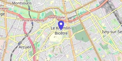 Carte OpenStreetMap — Place Jean-Jaurès, Le Kremlin-Bicêtre Cedex