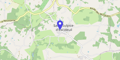 Carte OpenStreetMap — 137 route de Thiviers, Saint-Sulpice-d'Excideuil