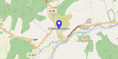 Carte OpenStreetMap — 2 Chemin du Presbytère, Châteauredon