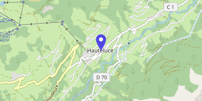 Carte OpenStreetMap — 154 rue de la Voûte, Hauteluce