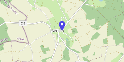 Carte OpenStreetMap — Place de l'École, Verdon