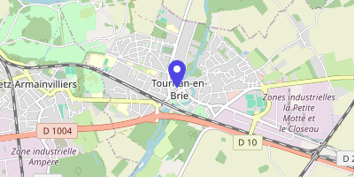 Carte OpenStreetMap — 1 place Edmond-de-Rothschild, Tournan-en-Brie