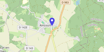Carte OpenStreetMap — 4 rue d'Arthies, Aincourt