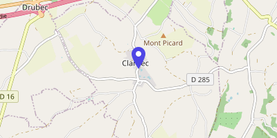 Carte OpenStreetMap — 15 rue du Manoir, Clarbec