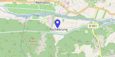 Carte OpenStreetMap — 25 rue de la Mairie, Rochebrune