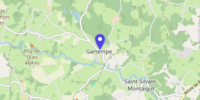 Carte OpenStreetMap — 1 rue du Bois-Sergent, Gartempe
