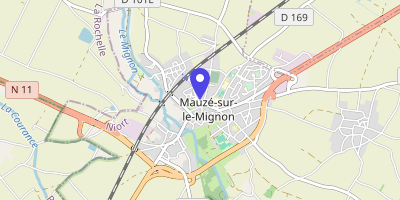 Carte OpenStreetMap — Place de la Mairie, Mauzé-sur-le-Mignon