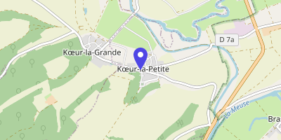 Carte OpenStreetMap — 7 la voie des Koeurs, Koeur-la-Petite