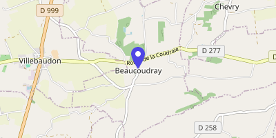Carte OpenStreetMap — Le Bourg, Beaucoudray
