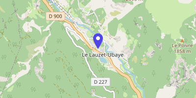 Carte OpenStreetMap — 6 Place de La Marie, Le Lauzet-Ubaye