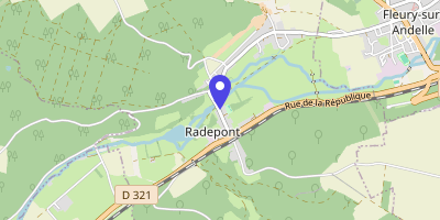 Carte OpenStreetMap — 5 place Maurice-Pierre-Vallette, Radepont
