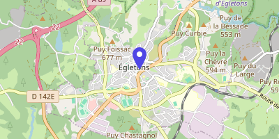 Carte OpenStreetMap — 20 place des Anciens-Combattants, Égletons
