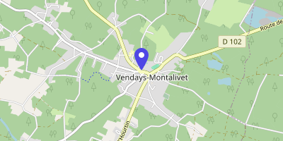 Carte OpenStreetMap — 11 rue de la Mairie, Vendays-Montalivet
