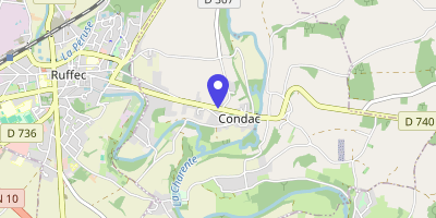 Carte OpenStreetMap — 49 route de Confolens, Condac