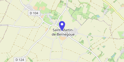 Carte OpenStreetMap — 440 route de Brûlain, Saint-Martin-de-Bernegoue