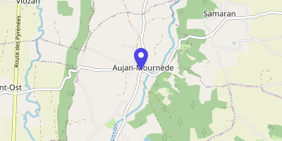 Carte OpenStreetMap — 20 place de la Mairie, Aujan-Mournède