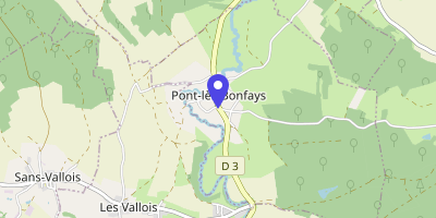 Carte OpenStreetMap — 8 route de Lerrain, Pont-lès-Bonfays