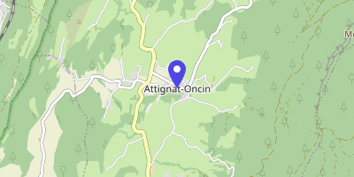 Carte OpenStreetMap — 470 route Chef-lieu, Attignat-Oncin
