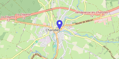 Carte OpenStreetMap — 40 rue Baudinot, Charolles