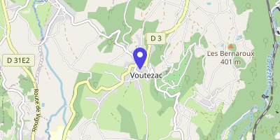 Carte OpenStreetMap — Place de la République, Voutezac