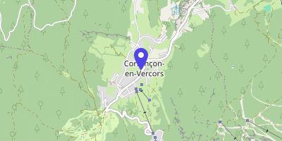 Carte OpenStreetMap — 4 place de la Mairie, Corrençon-en-Vercors
