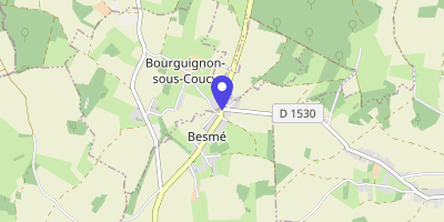Carte OpenStreetMap — 1 rue Principale, Besmé