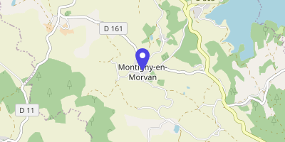 Carte OpenStreetMap — 48 Impasse de la Mairie, Montigny-en-Morvan