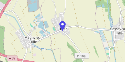 Carte OpenStreetMap — 2 rue de la Liberté, Izier