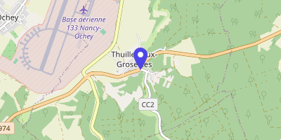 Carte OpenStreetMap — 2 rue de Germiny, Thuilley-aux-Groseilles