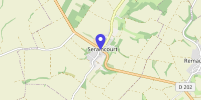 Carte OpenStreetMap — Place d'Écosse, Seraincourt