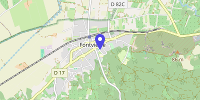 Carte OpenStreetMap — 8 rue Marcel-Honorat, Fontvieille