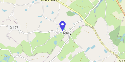 Carte OpenStreetMap — 4 rue des Violettes, Adilly