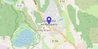 Carte OpenStreetMap — 9 avenue Charles-de-Gaulle, Saint-Mitre-les-Remparts