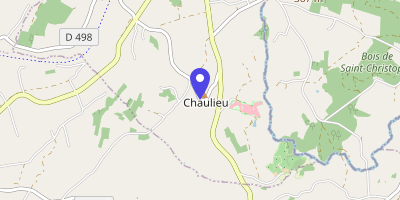 Carte OpenStreetMap — Le Bourg, Chaulieu
