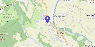 Carte OpenStreetMap — 1 chemin du Hameau, Gurs